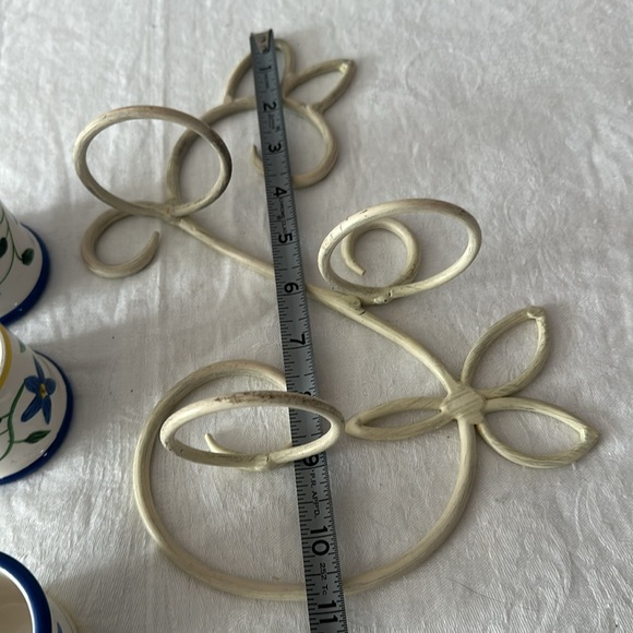 PartyLite P7768 Summer Vine Sconce 3 Votive Candle Tea light Holder - Picture 6 of 9